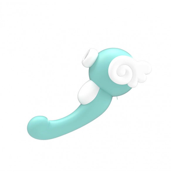 YY Horse - Hippocampu Sucking Vibrator (Chargeable - Tiffany Blue)